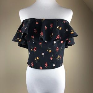 Rebecca Taylor Off the Shoulder Meadow Shirt